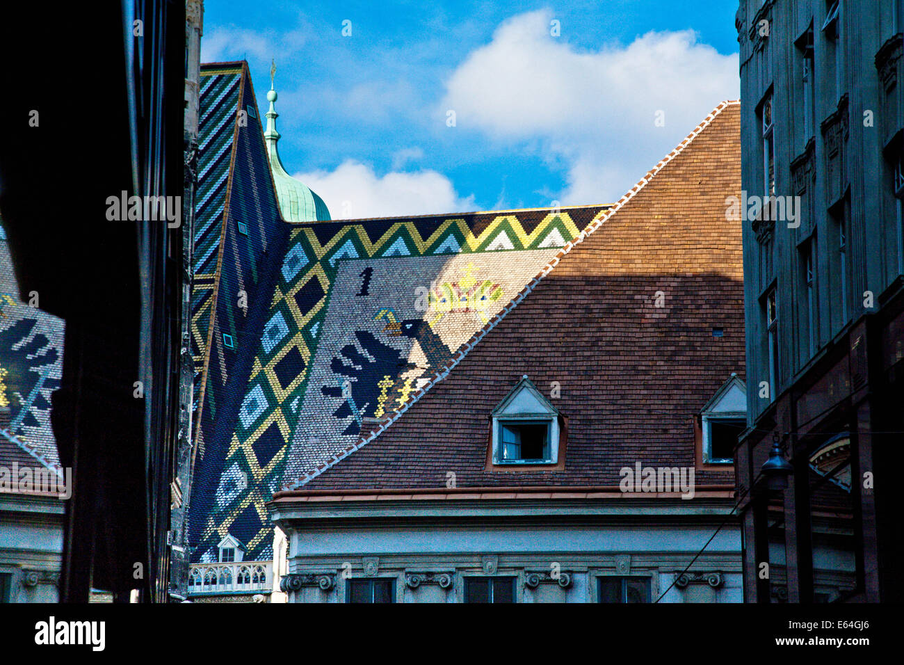 Stephansdom (St. Stephen's Cathedral) is Vienna's iconic church and it's most important religious edifice. Vienna's first parish Stock Photo