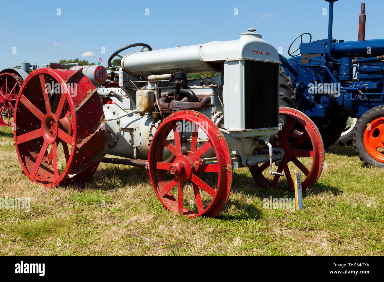 Fordson tractor on display at a country fair show Stock Photo