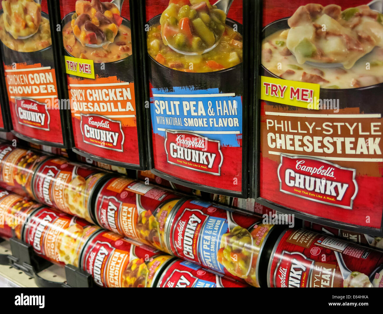 Campbells soup cans display hires stock photography and images Alamy