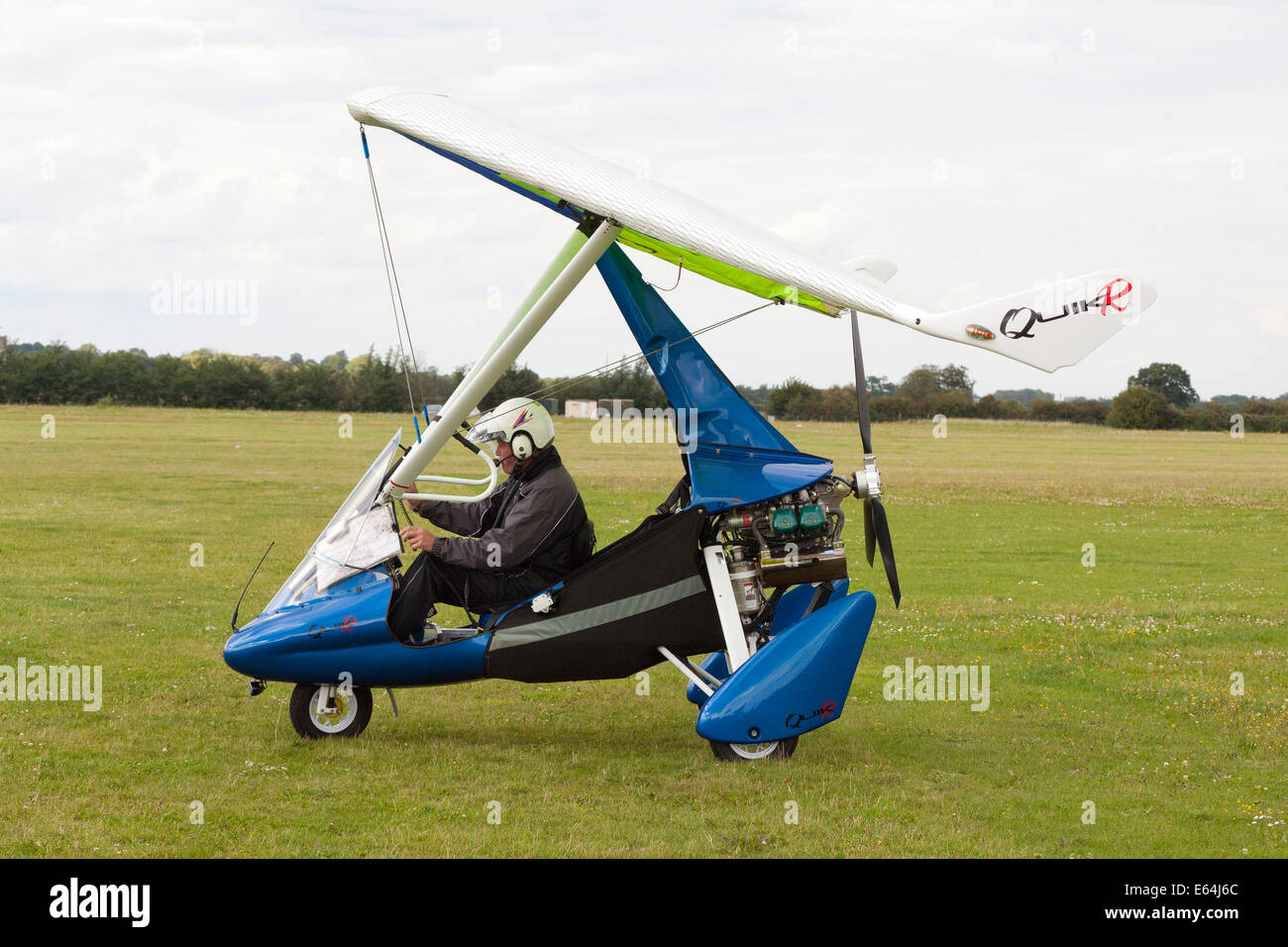 QuikR weight shift microlight aircraft Stock Photo