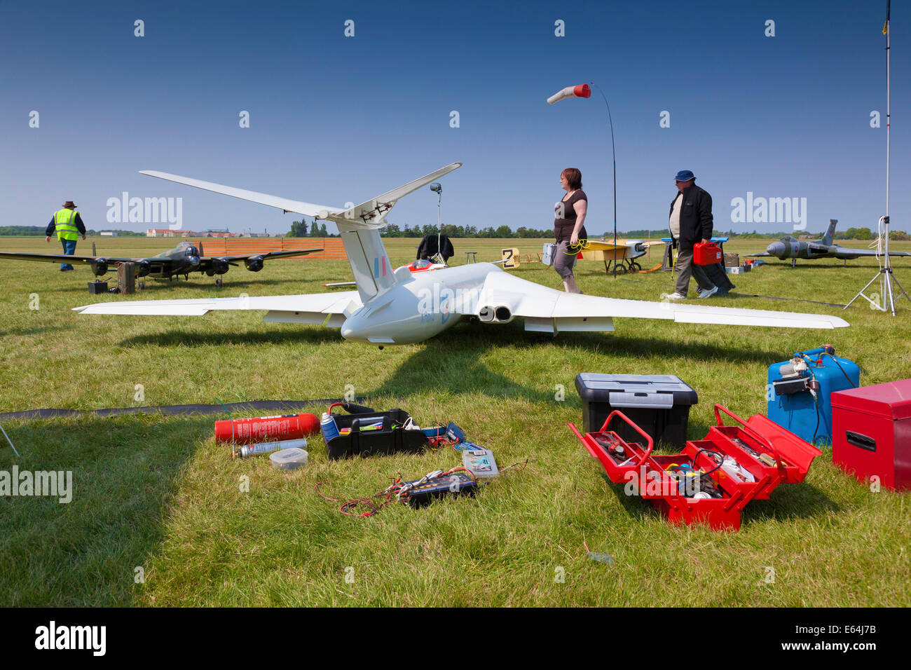 large scale radio controlled model aircraft Stock Photo