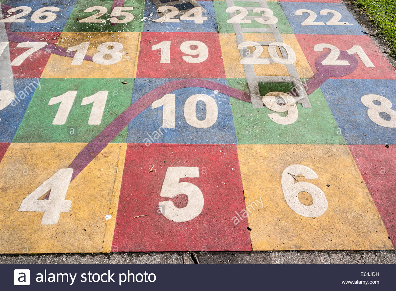 Snakes And Ladders Playground Stock Photos Snakes And Ladders