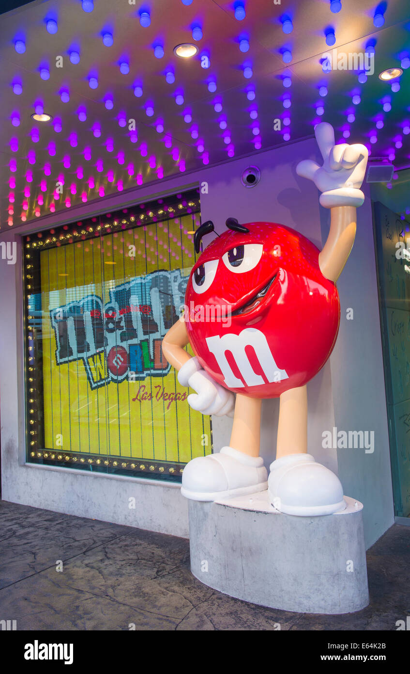 The M&M world store in Las Vegas strip Stock Photo Alamy