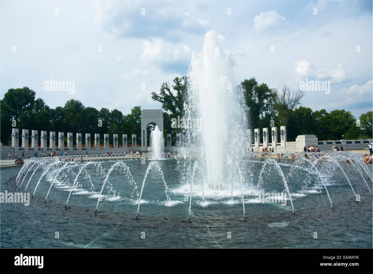 National World War II Memorial, Washington DC Stock Photo - Alamy