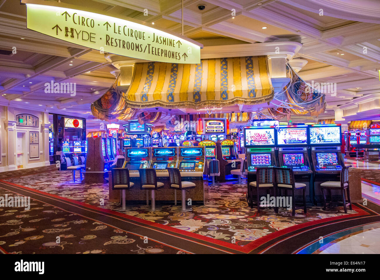 Inside Casino in Las Vegas Stock Photo - Alamy