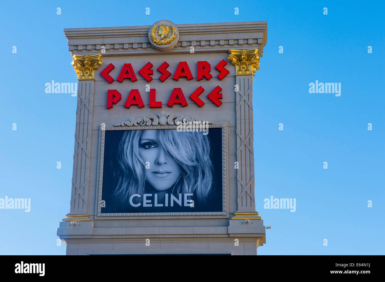 Celine dion sign caesars palace hi res stock photography and images Alamy