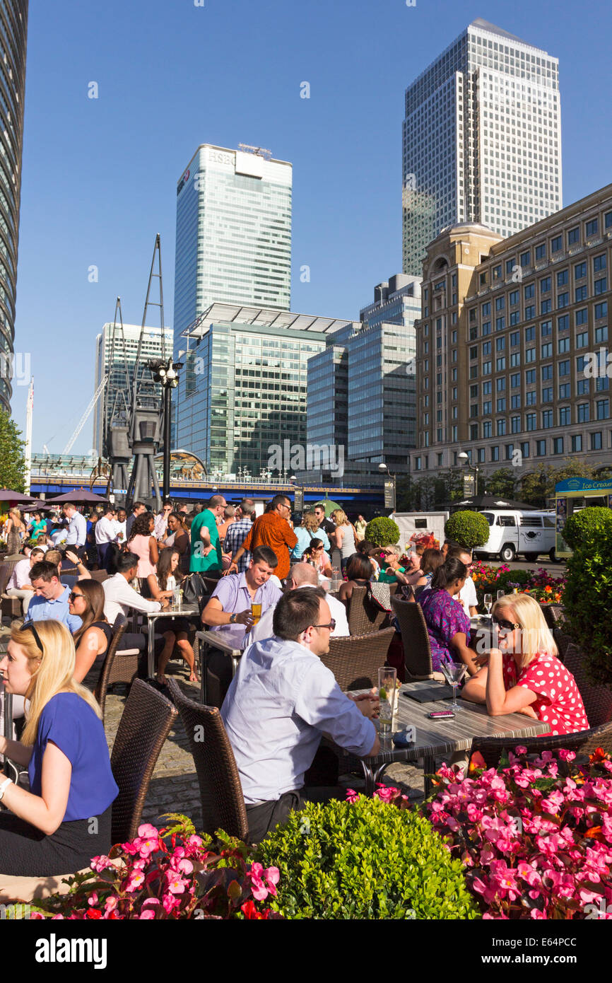 West india quay canary wharf hi-res stock photography and images - Alamy