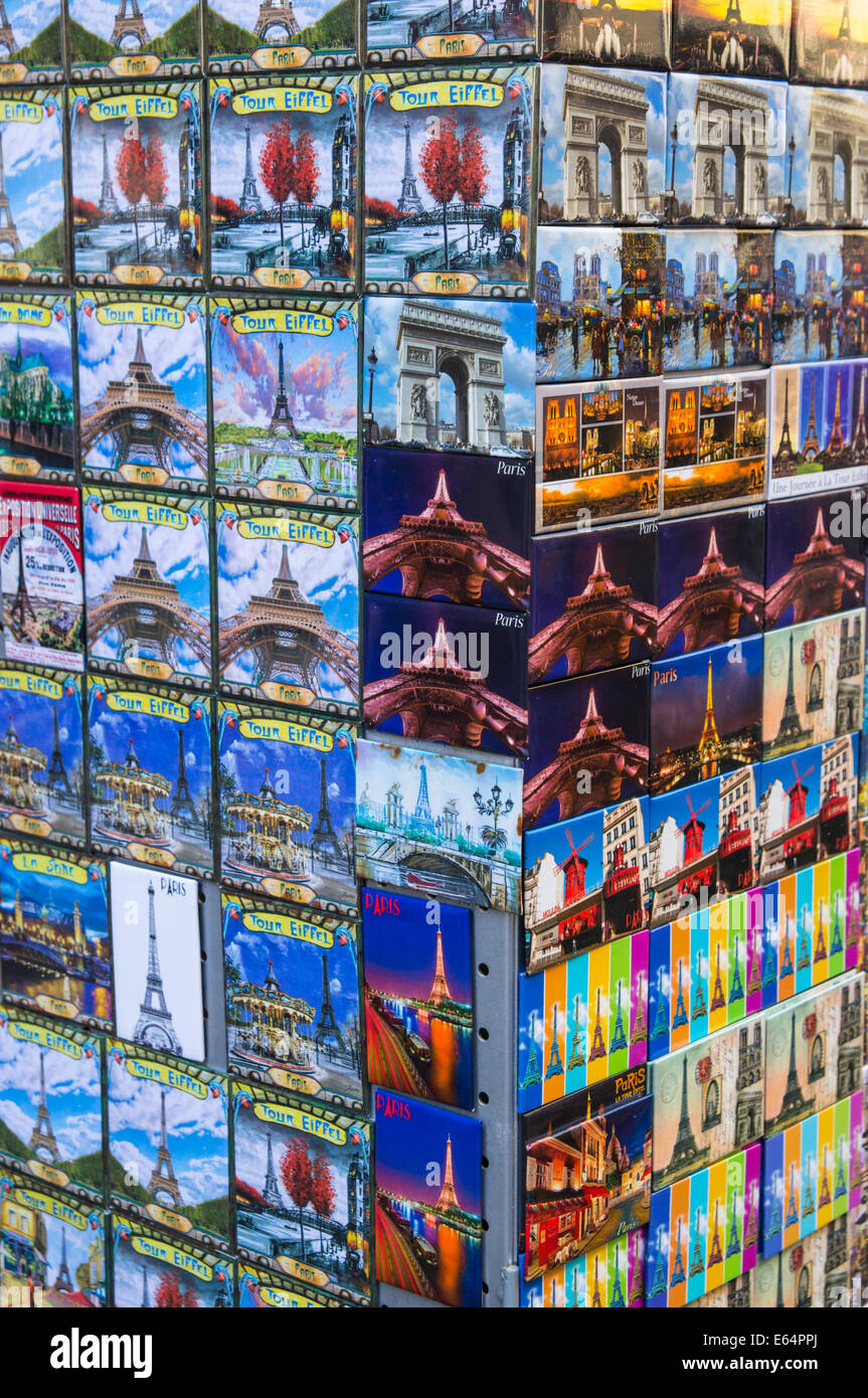 Souvenir shop in Paris, France Stock Photo Alamy