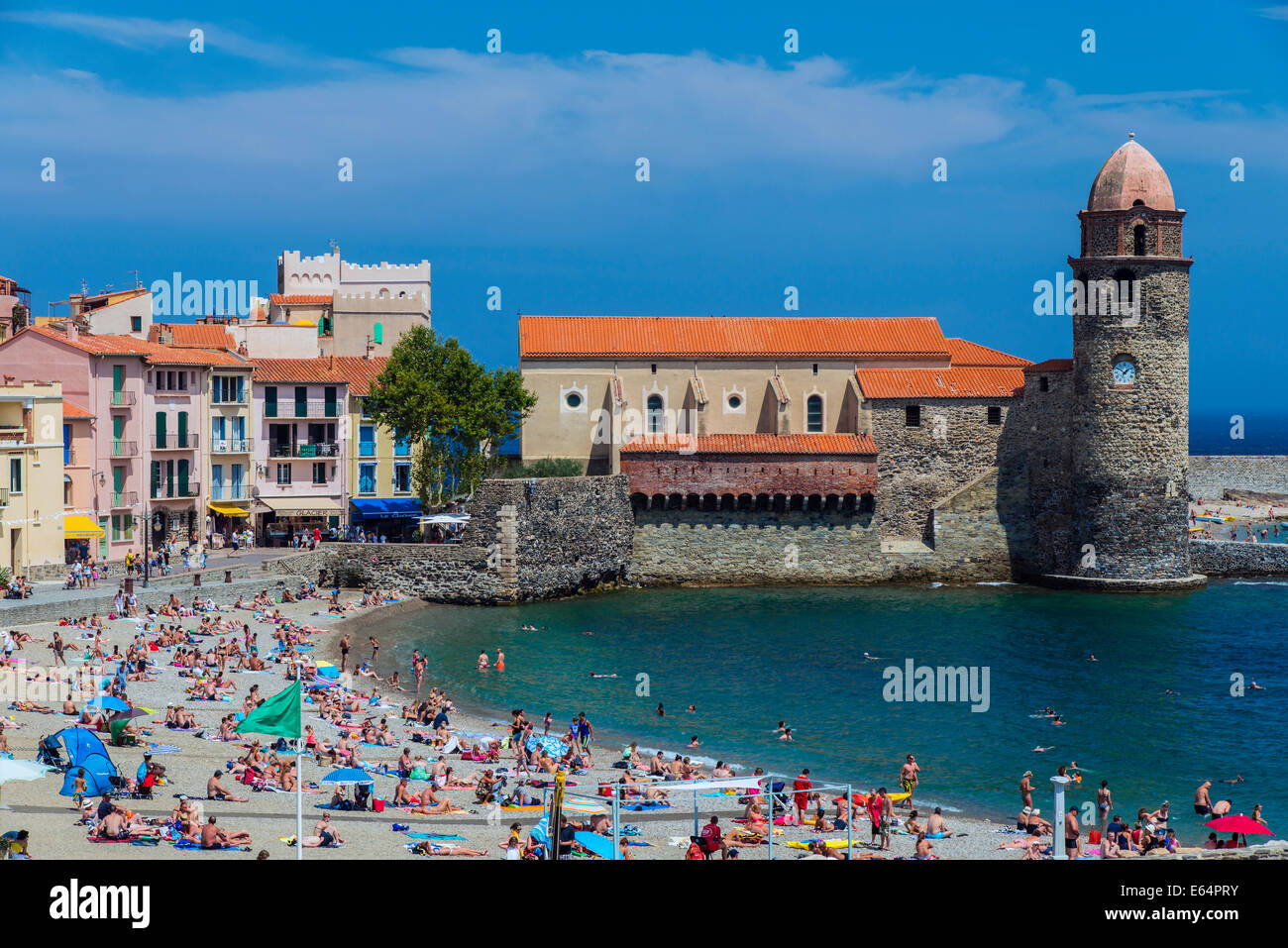 Collioure, Languedoc-Roussillon, France Stock Photo
