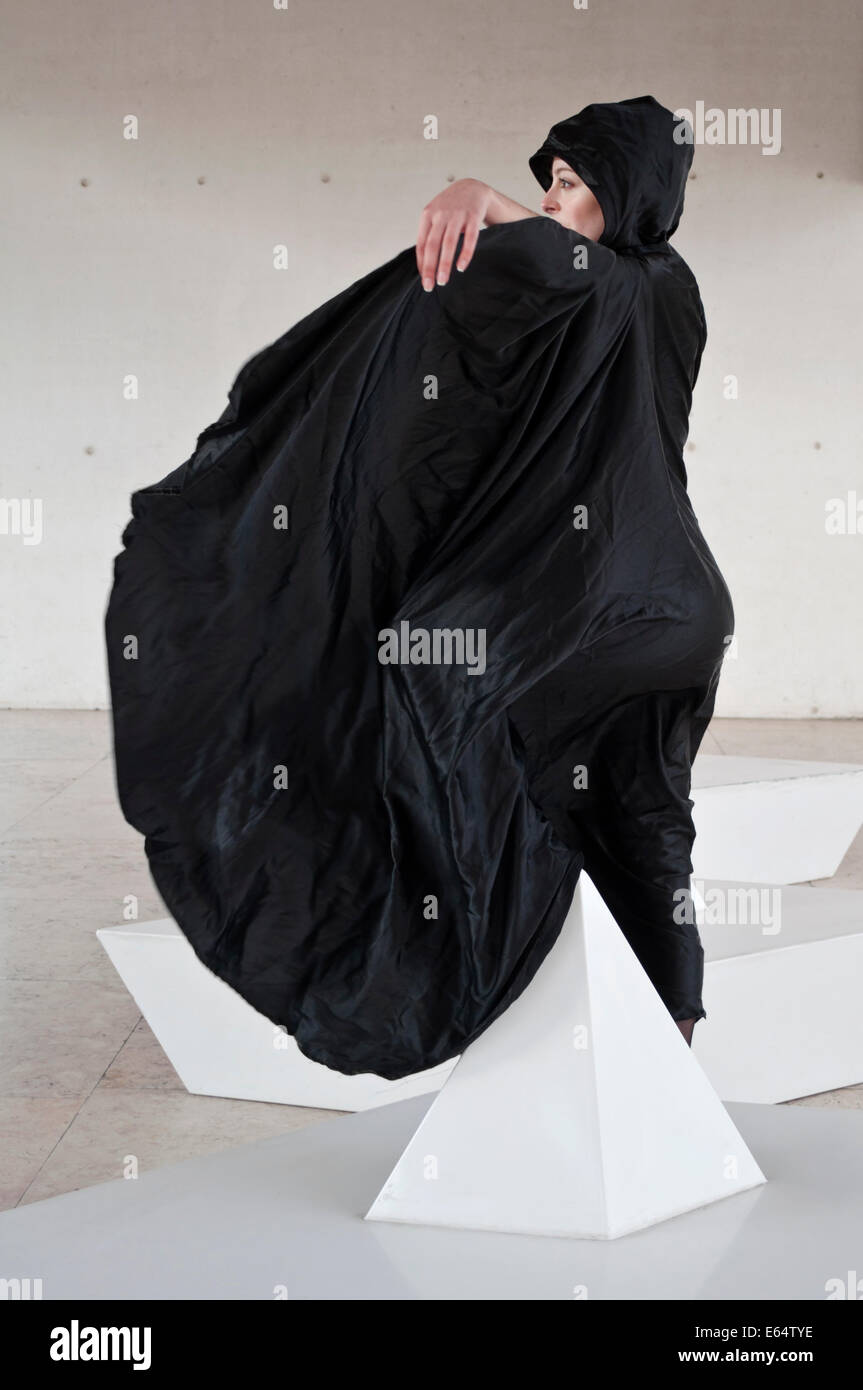 Black Cloak With Hood High Resolution Stock Photography and Images - Alamy