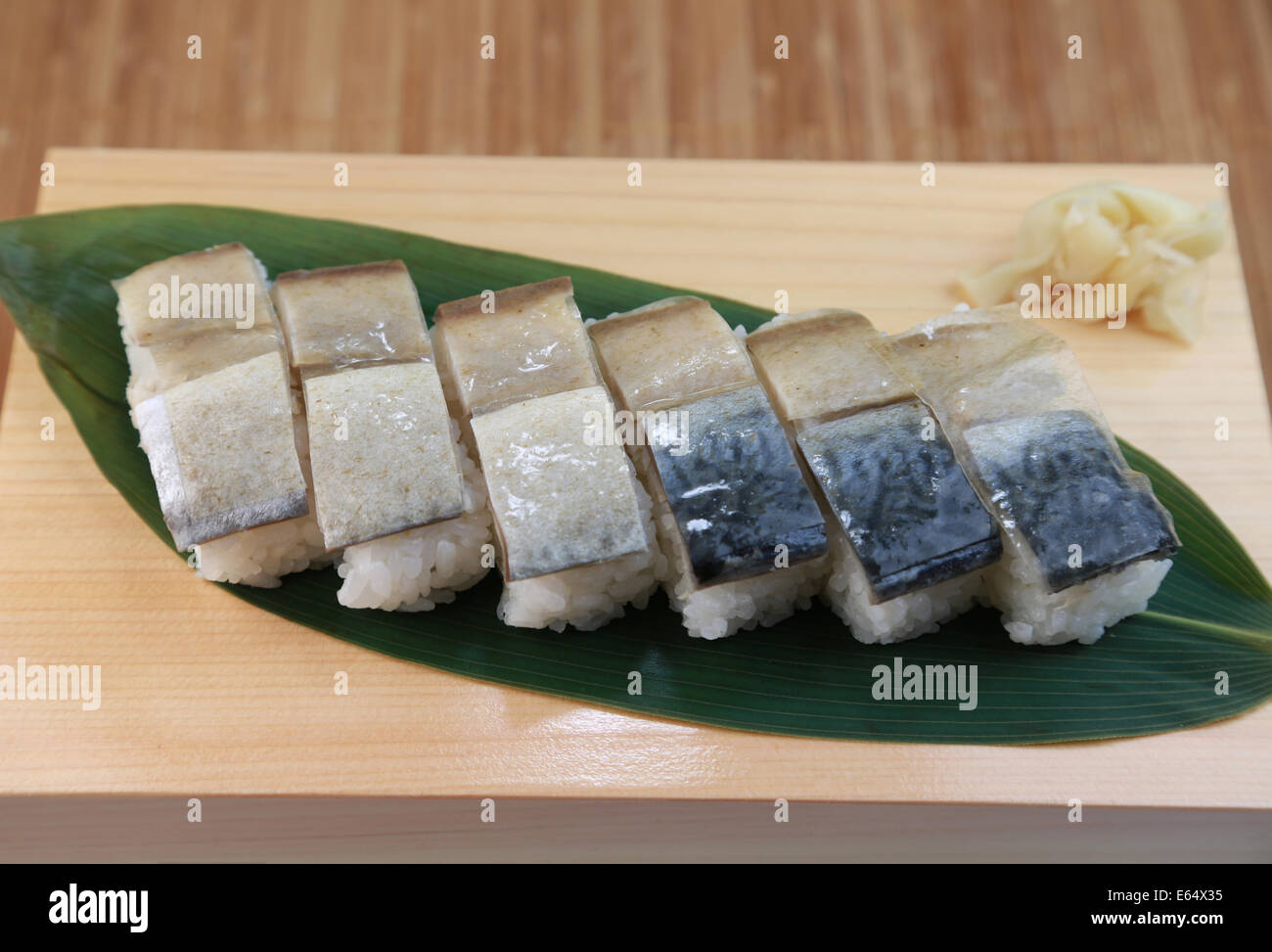 Battera pressed mackerel sushi hires stock photography and images Alamy