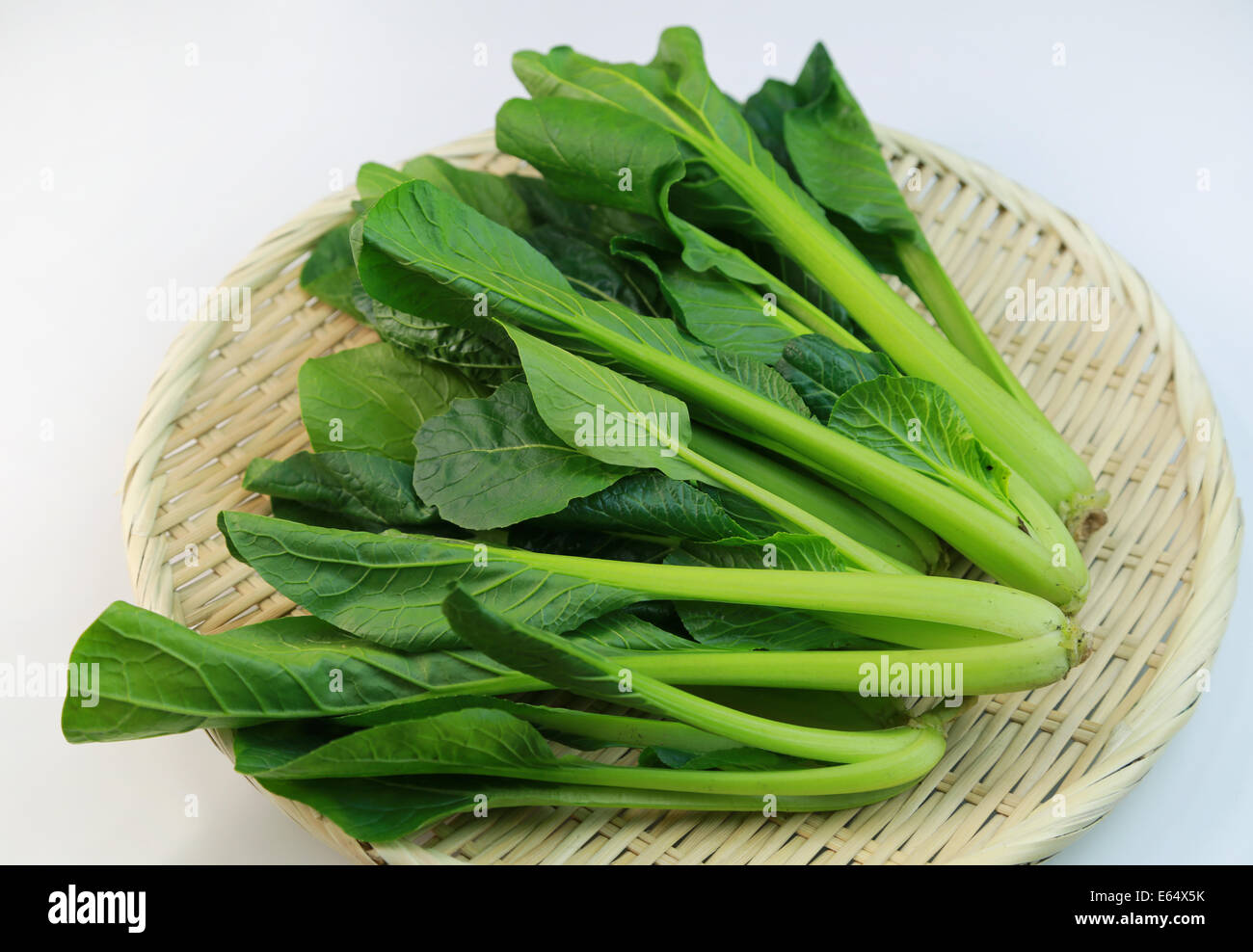 Komatsuna (Japanese mustard spinach Stock Photo Alamy