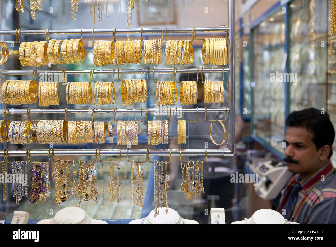 Gold markets Dubai Stock Photo Alamy