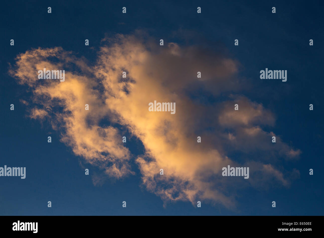 Altocumulus clouds in sunset light, Andalusia, Spain Stock Photo - Alamy