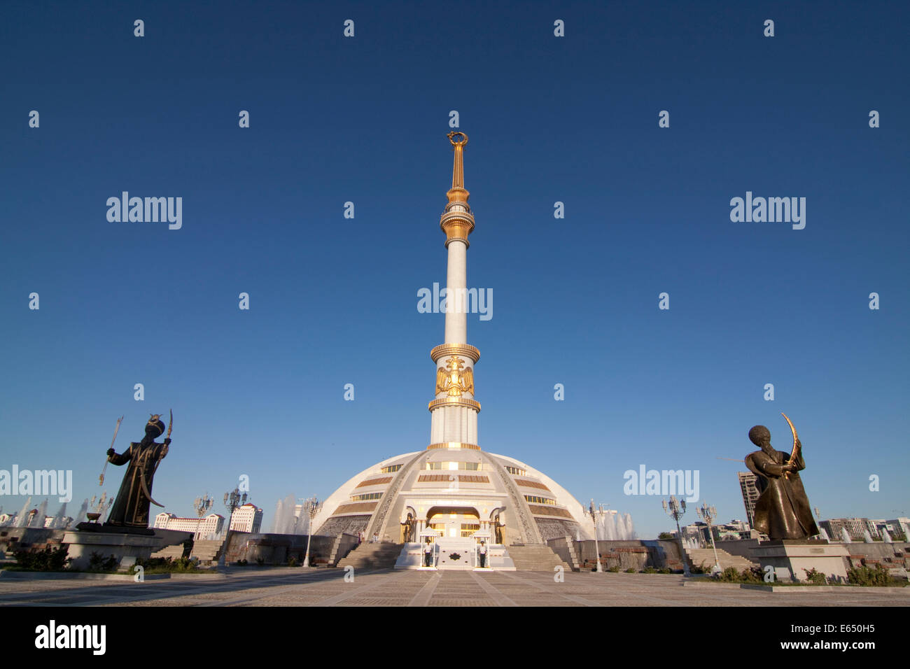 Independence Monument Ashgabat Aghal Turkmenistan Stock Photo Alamy