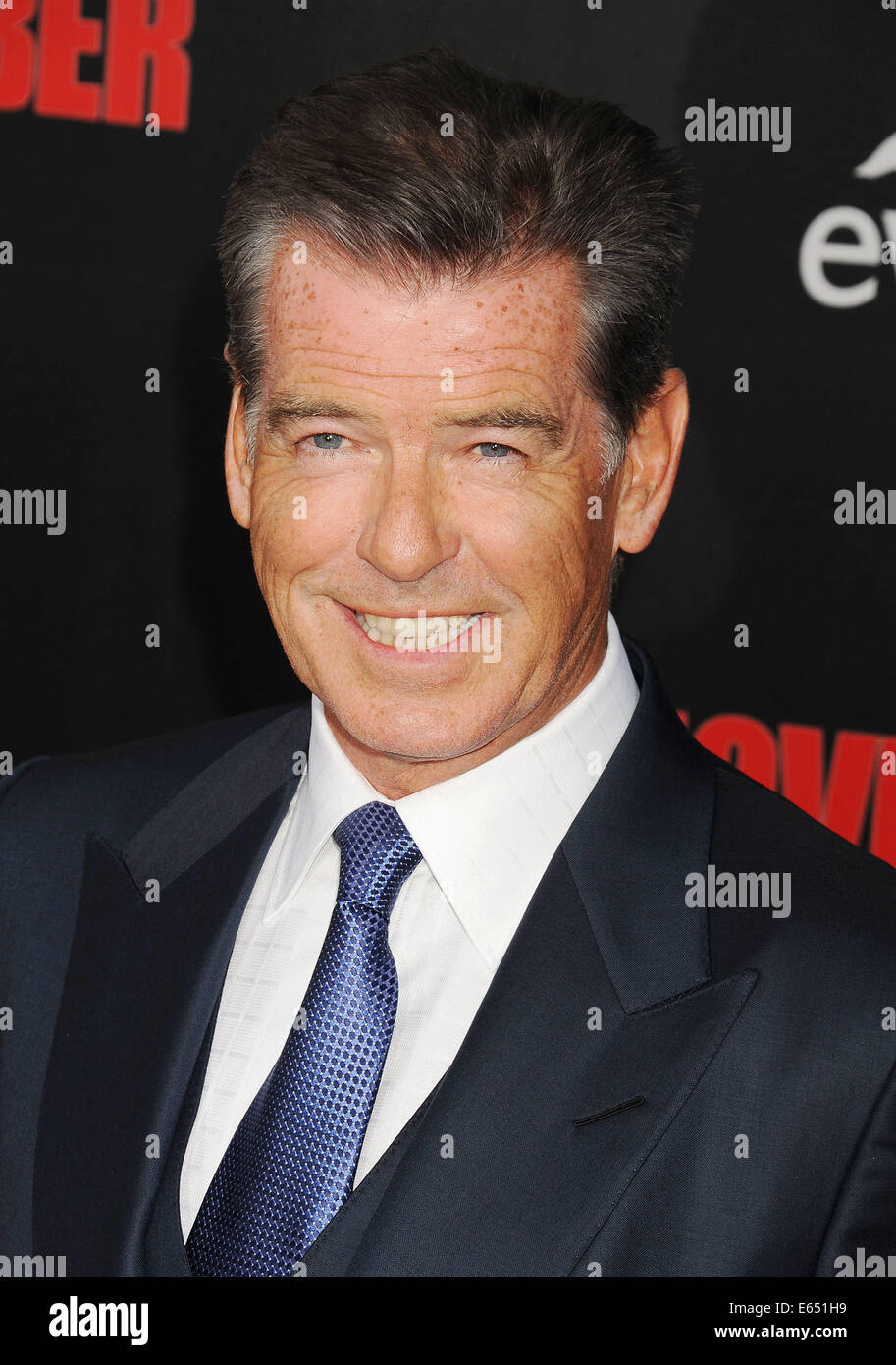 PIERCE BROSNAN Irish film actor in August 2014. Photo Jeffrey Mayer