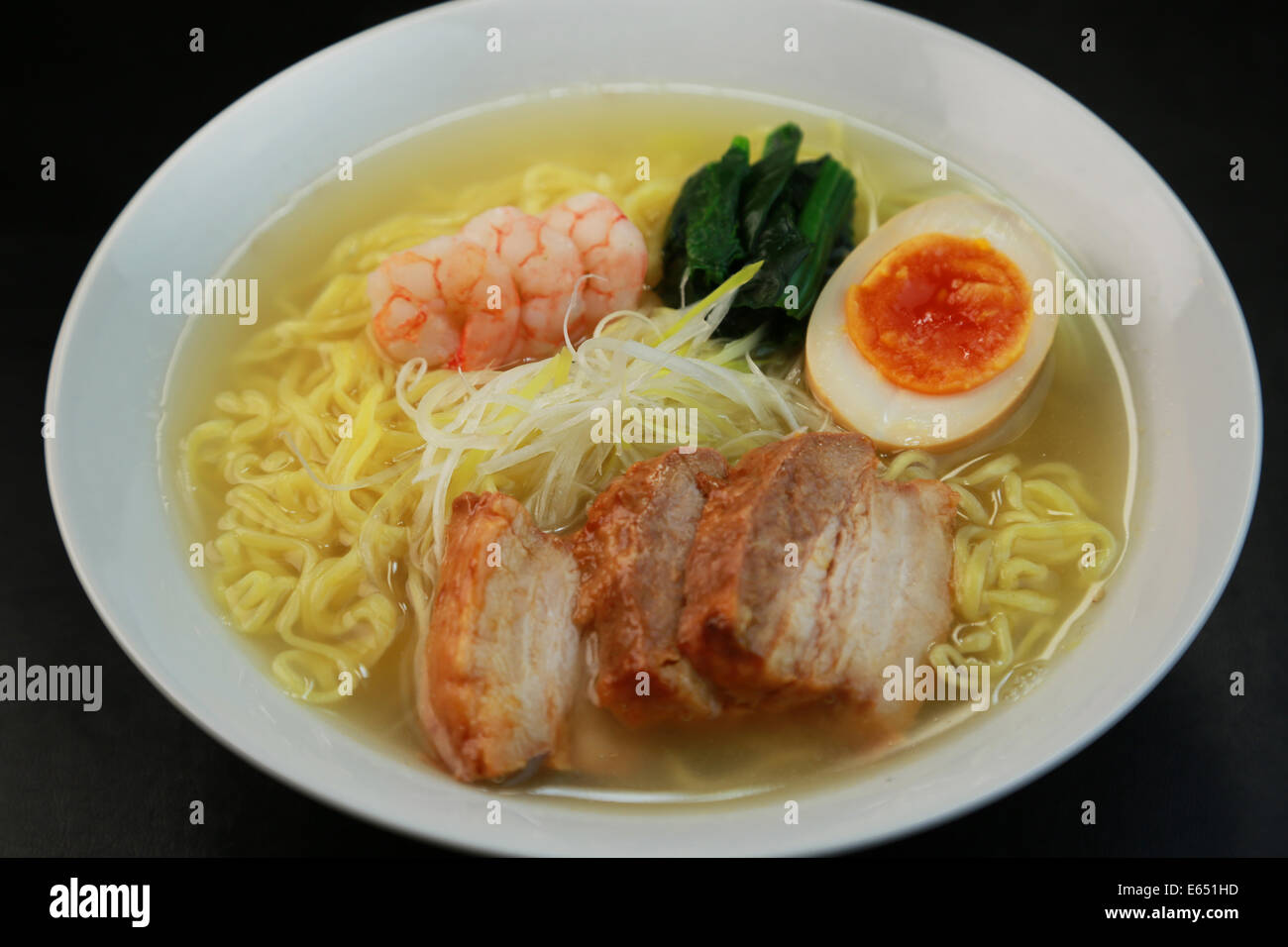 Salt flavored soup ramen Stock Photo Alamy