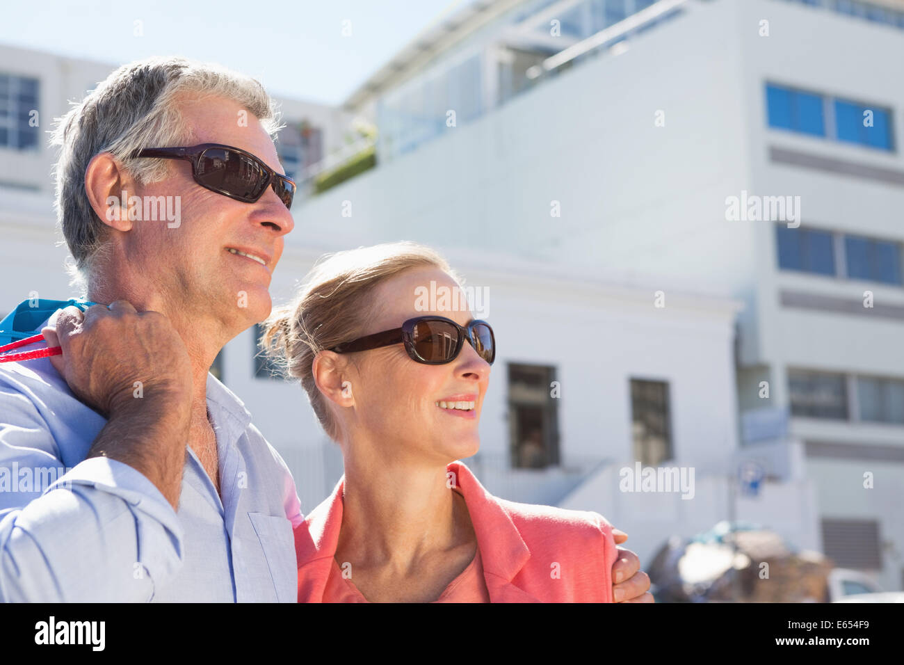 Senior man with shopping bags hi-res stock photography and images - Alamy