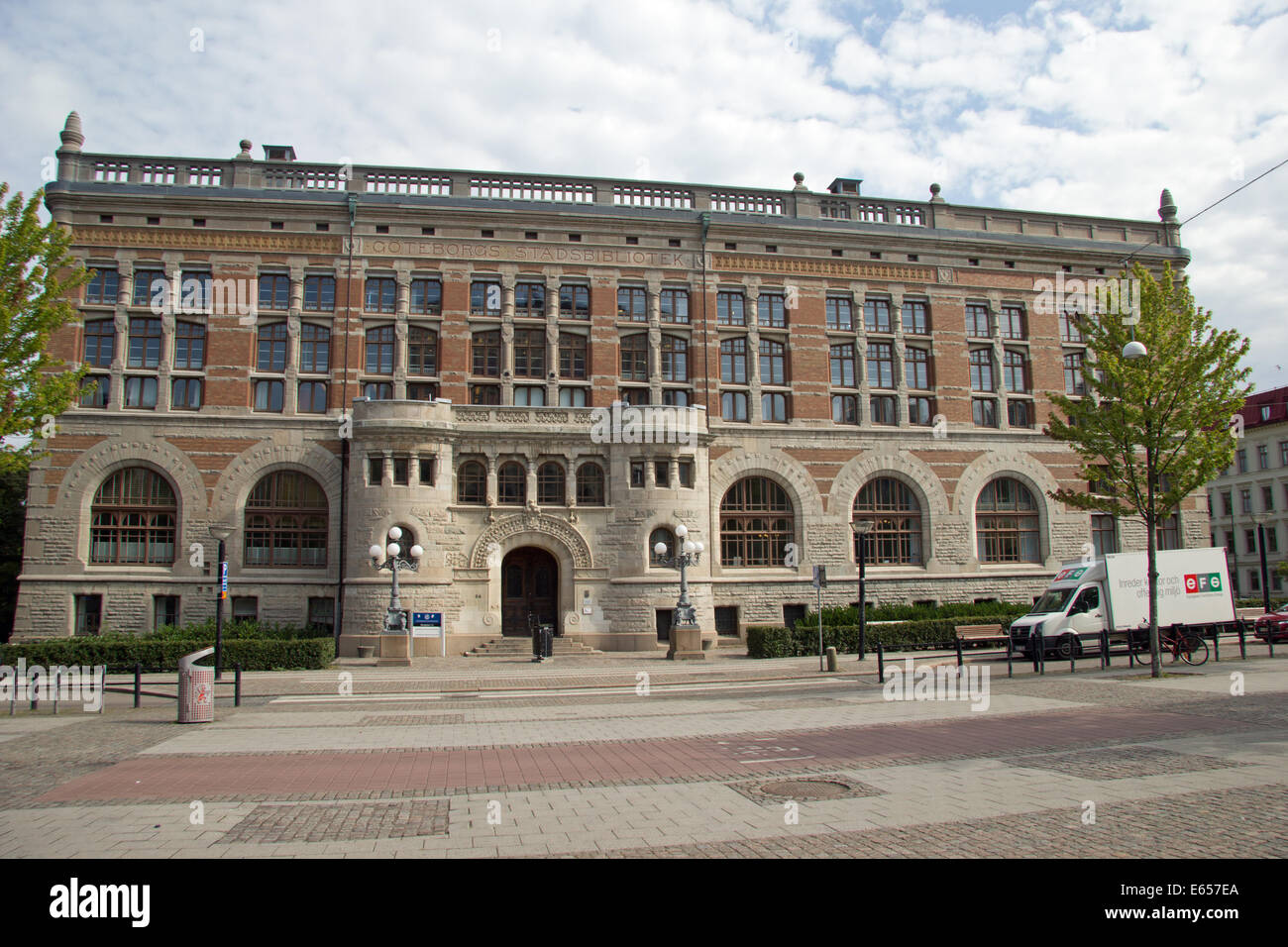Gothenburg central library stadsbibliotek Stock Photo Alamy