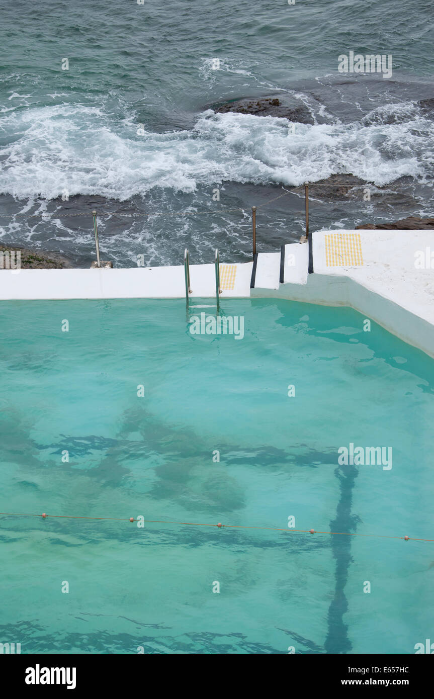 Bondi baths swimming pool Sydney, New South Wales, AUSTRALIA Stock