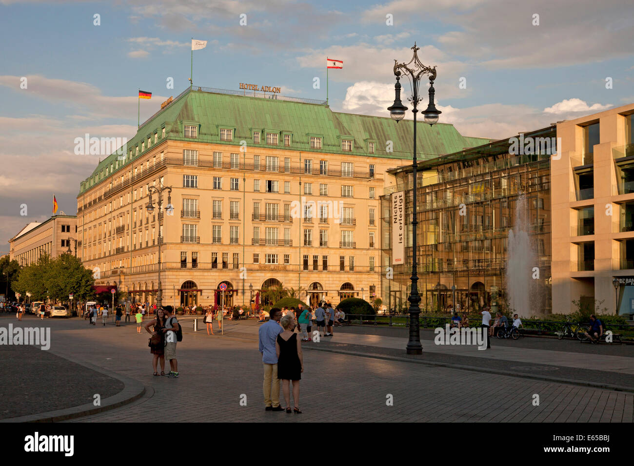 Adlon Hotel, Pariser Platz, Berlin, Germany, Europe Stock Photo