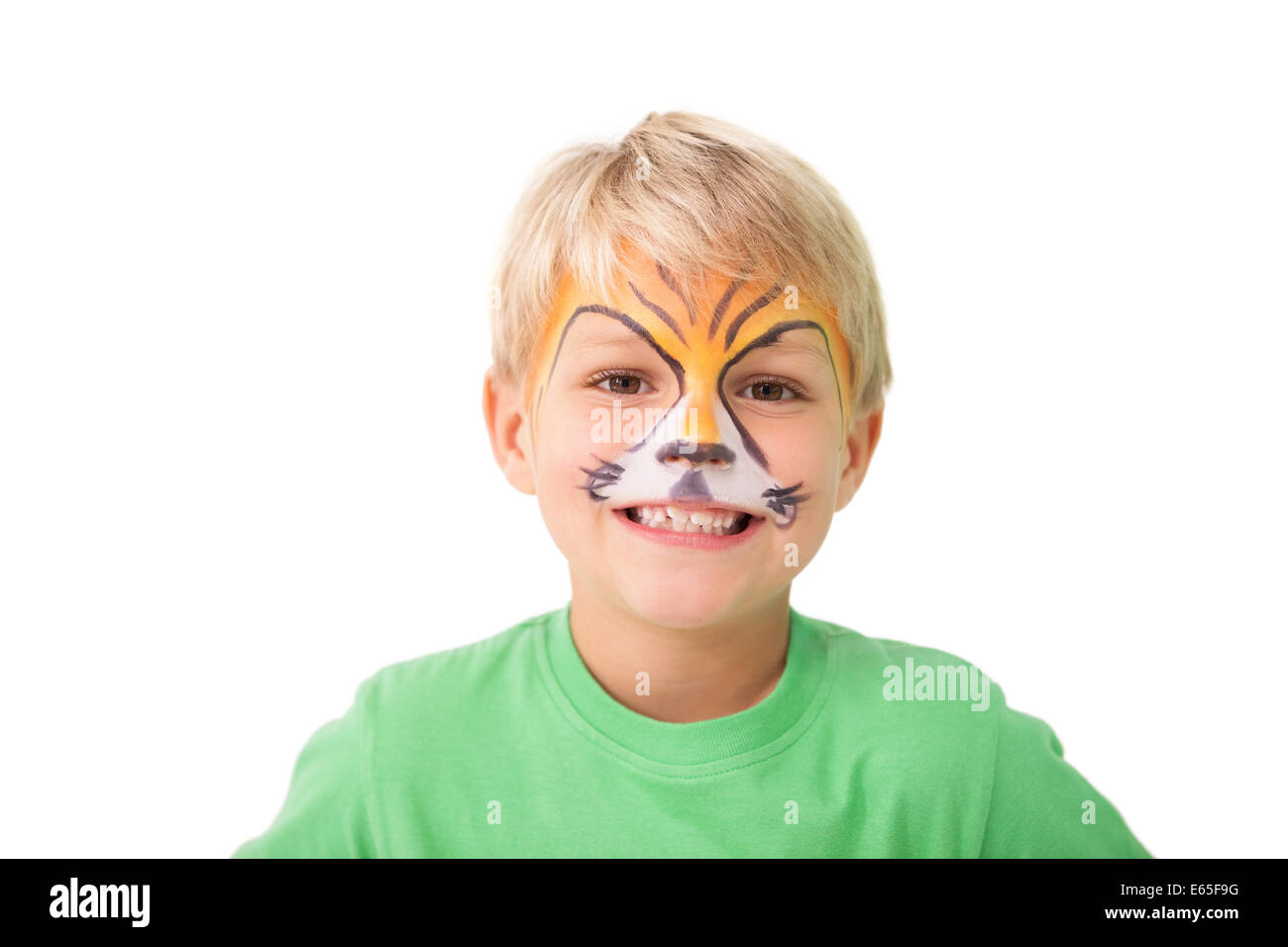 face paint of a tiger