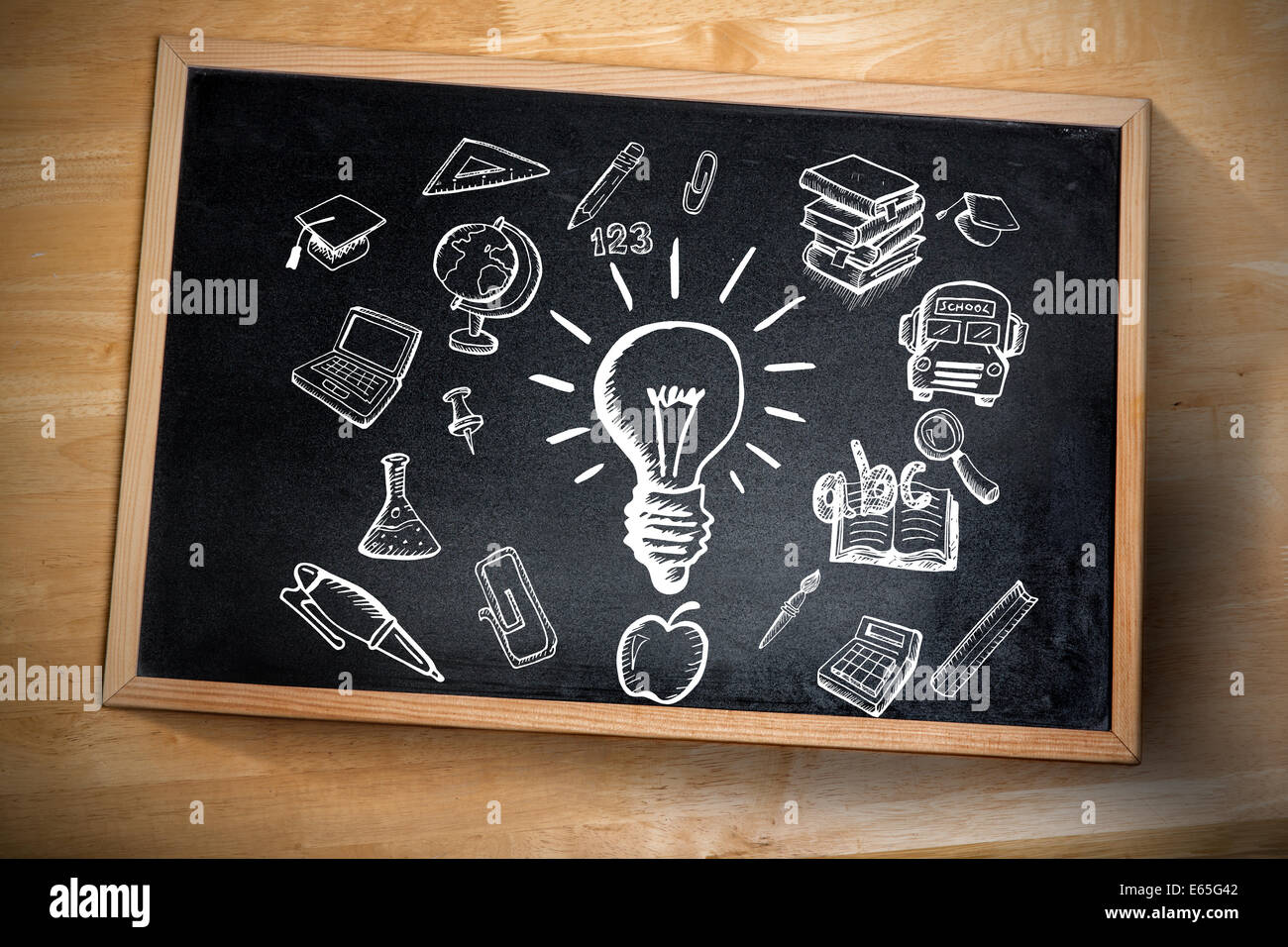 Composite image of education doodles Stock Photo