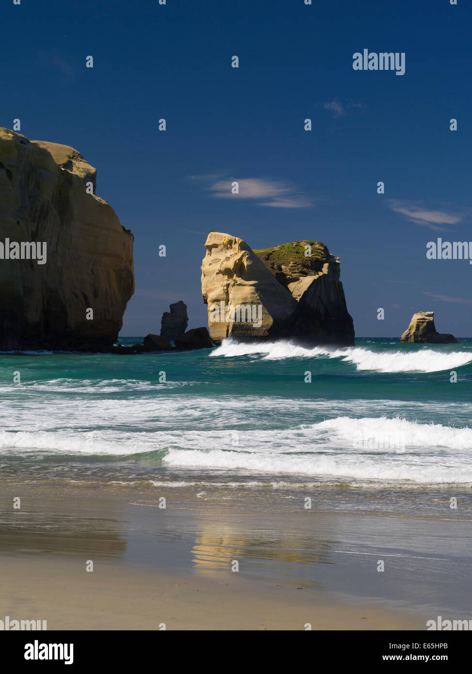 View of Tunnel Beach, south of Dunedin, Otago, New Zealand Stock Photo Alamy