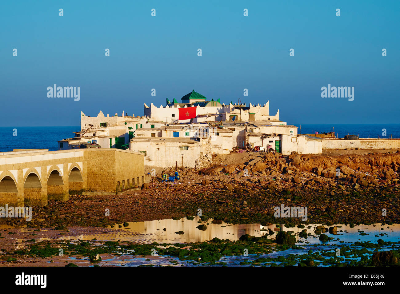 Morocco, Casablanca, Sidi Abd Er Rahmane tomb Stock Photo