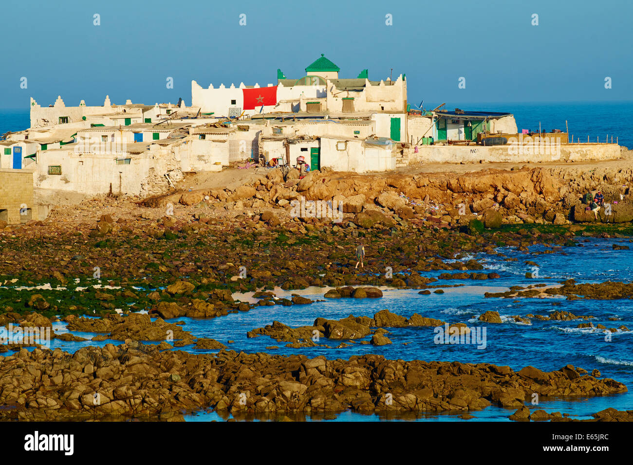 Morocco, Casablanca, Sidi Abd Er Rahmane tomb Stock Photo