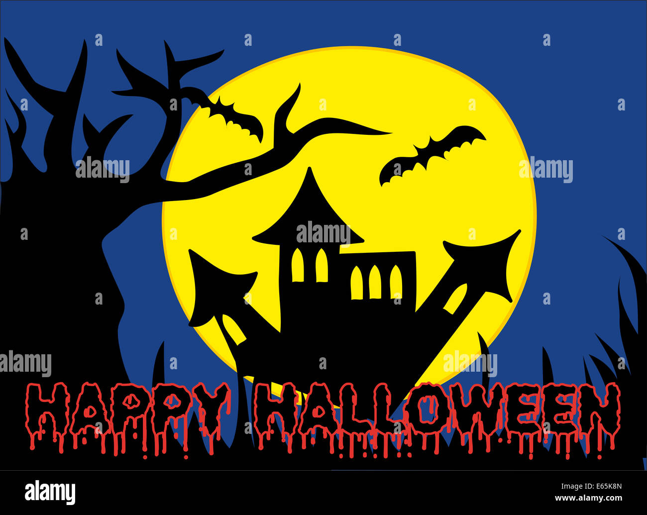 Halloween Holiday Castle Stock Photo Alamy