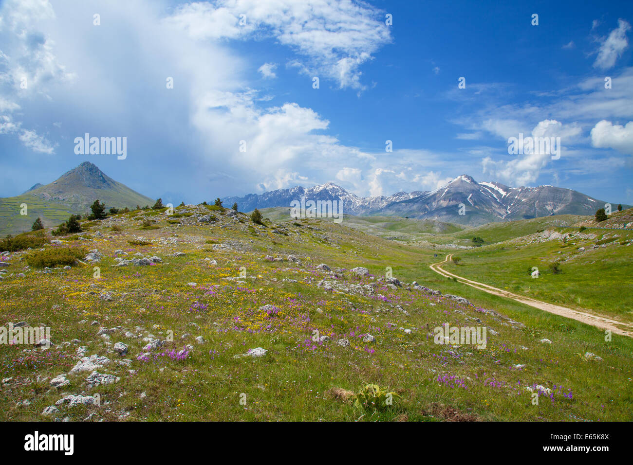 mountain, range, national park, Italy, summertime, Abruzzo Stock Photo