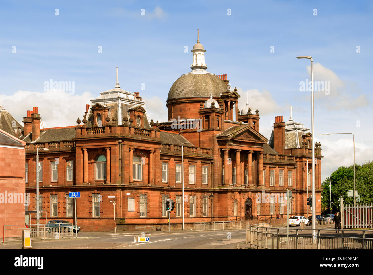 Govan Town Hall, after redevelopment is now the home of Film City Glasgow engaged in Scotland's film and television industry Stock Photo