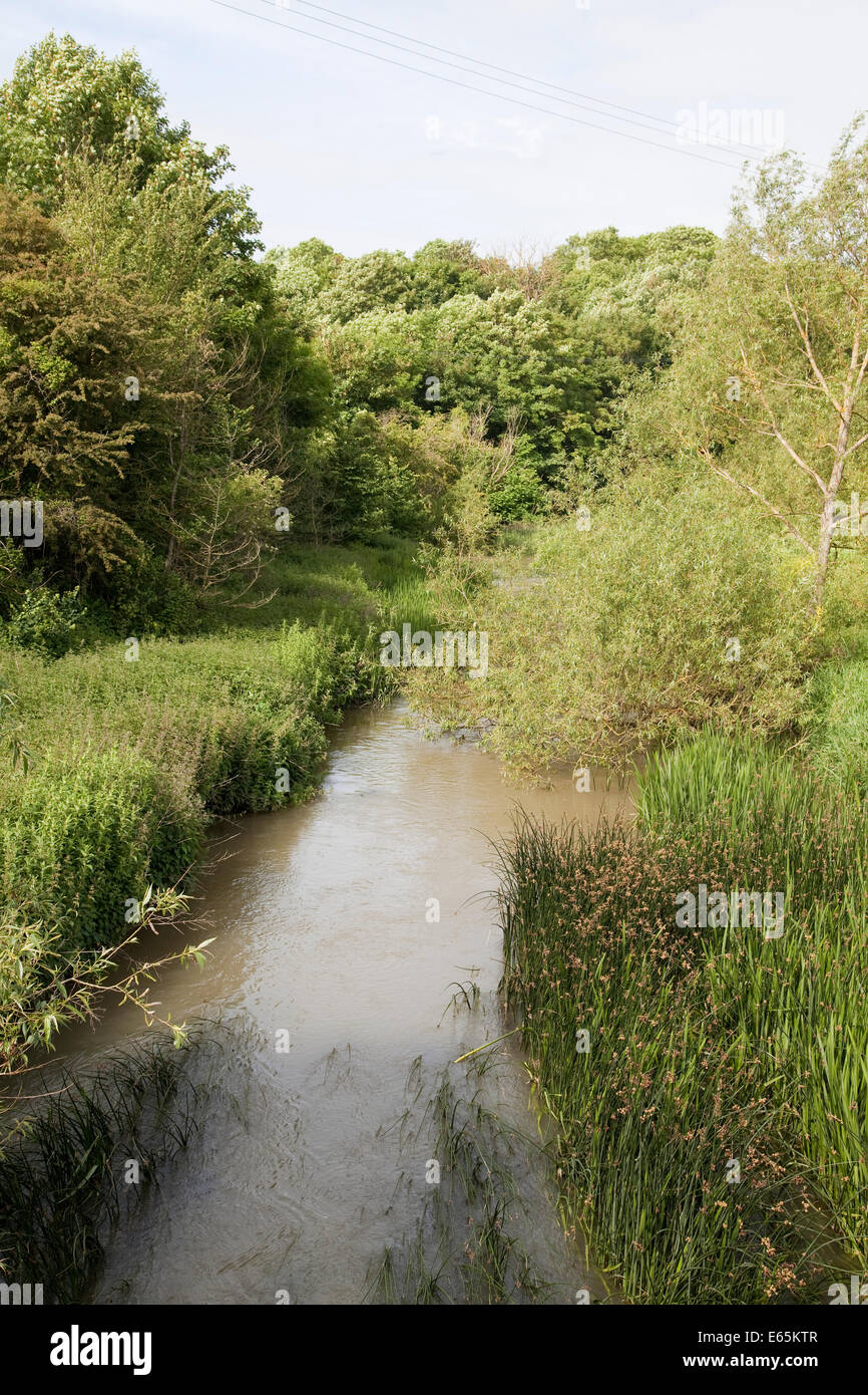 river evenlode Stock Photo