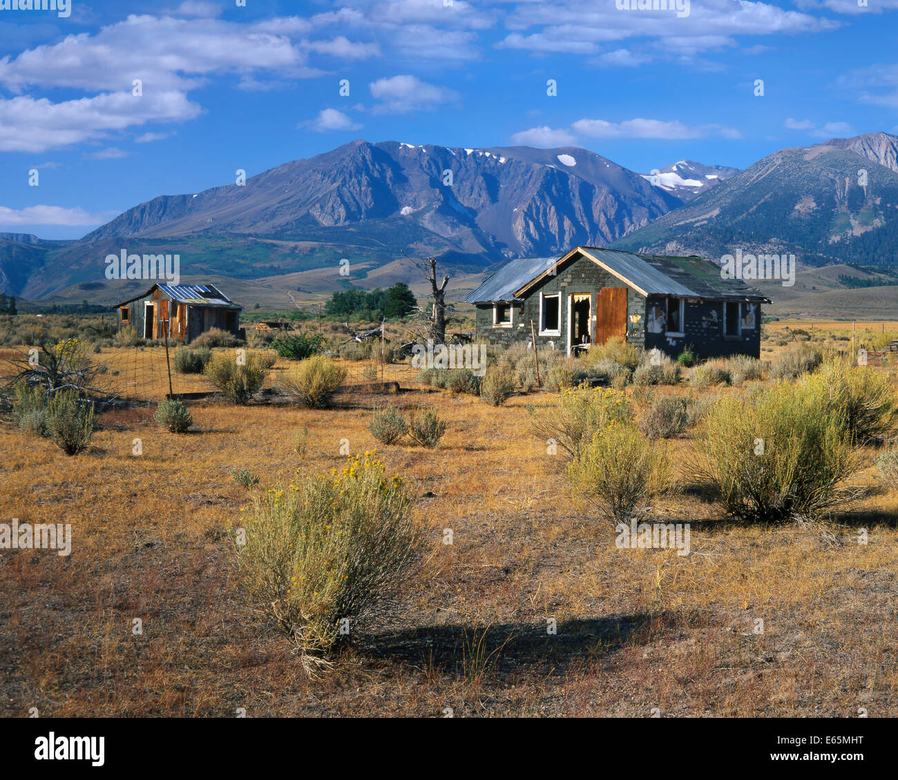 An Abandoned Homestead On The Eastern Flank Of The Sierra Nevada