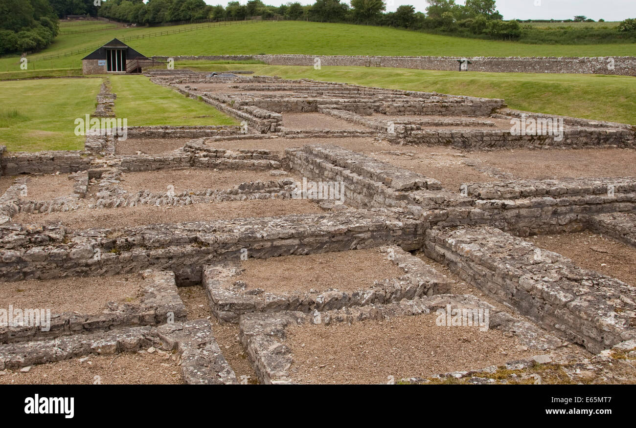 North Leigh Roman Villa Stock Photo Alamy