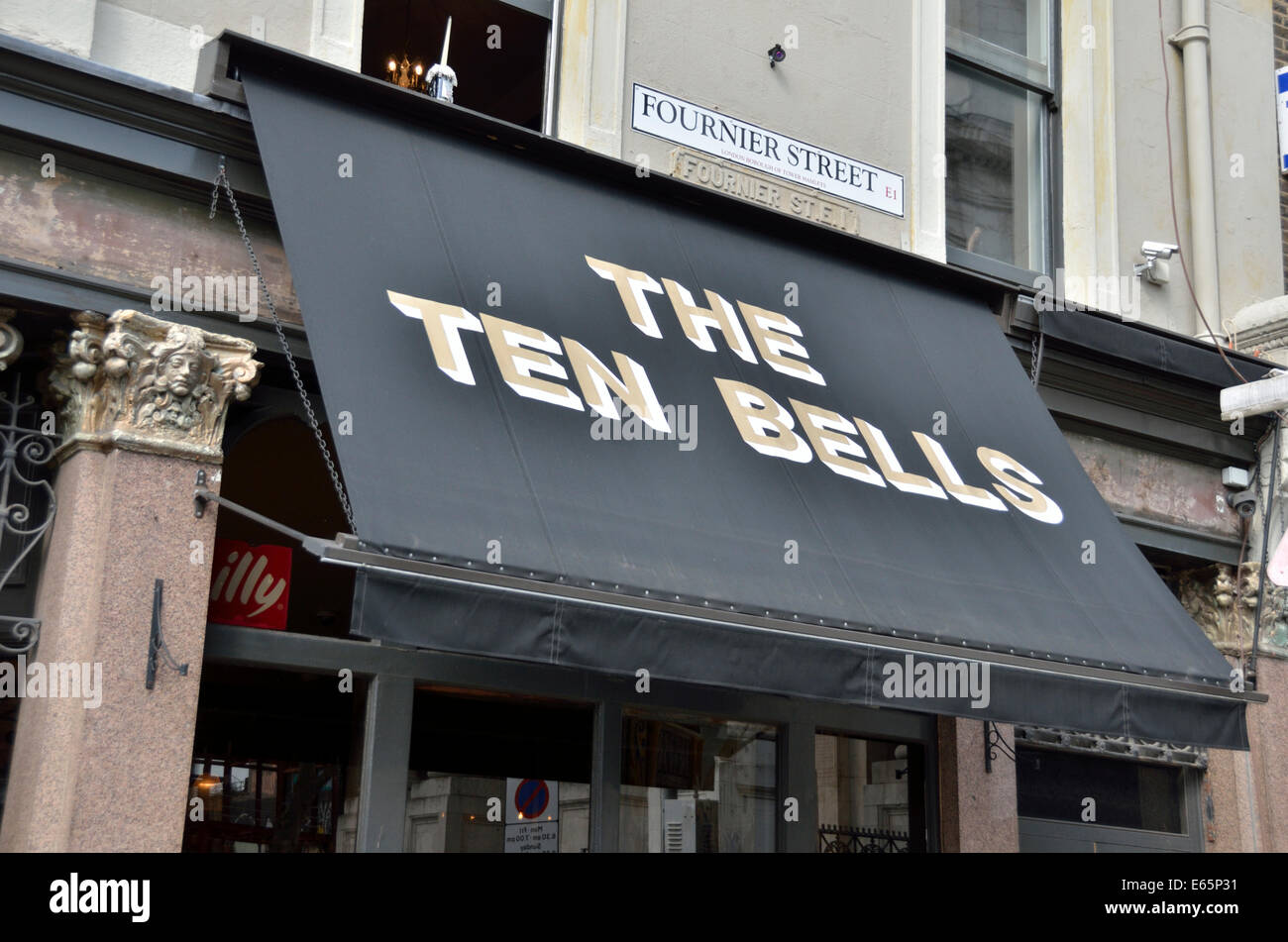 The Ten Bells pub in Shoreditch, London, UK Stock Photo Alamy