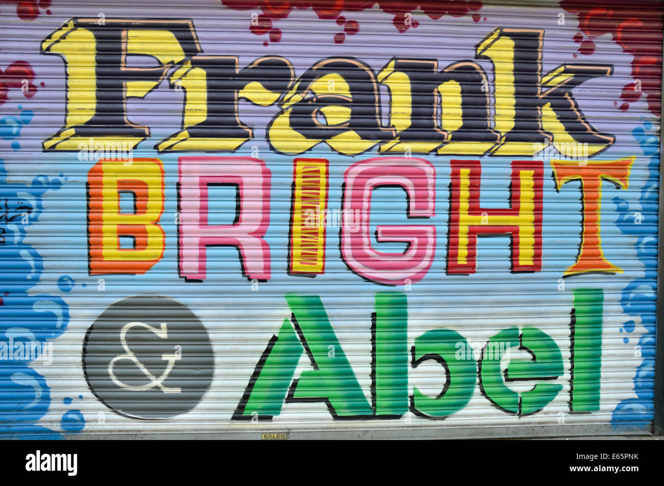 Frank Bright and Abel estate agents office in Shoreditch, London, UK