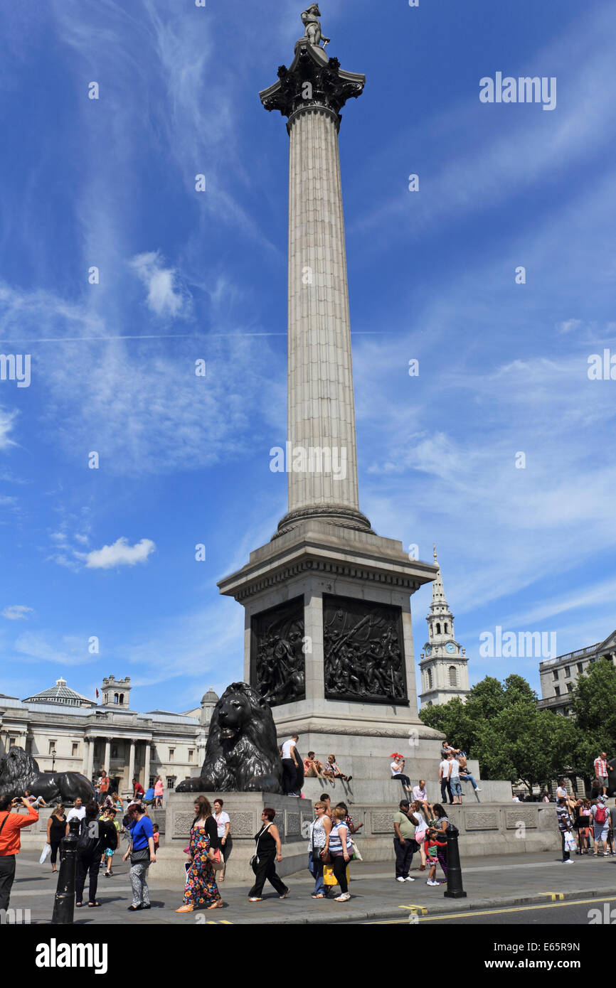 Trafalgar Square London England UK Stock Photo - Alamy