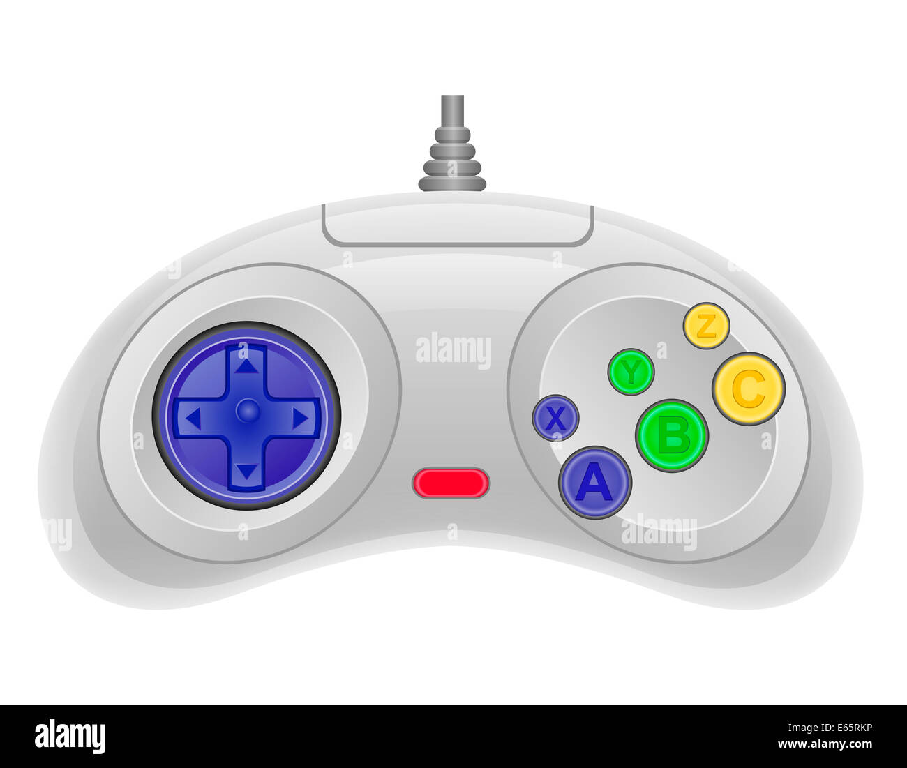 joystick for gaming console illustration isolated on white background ...