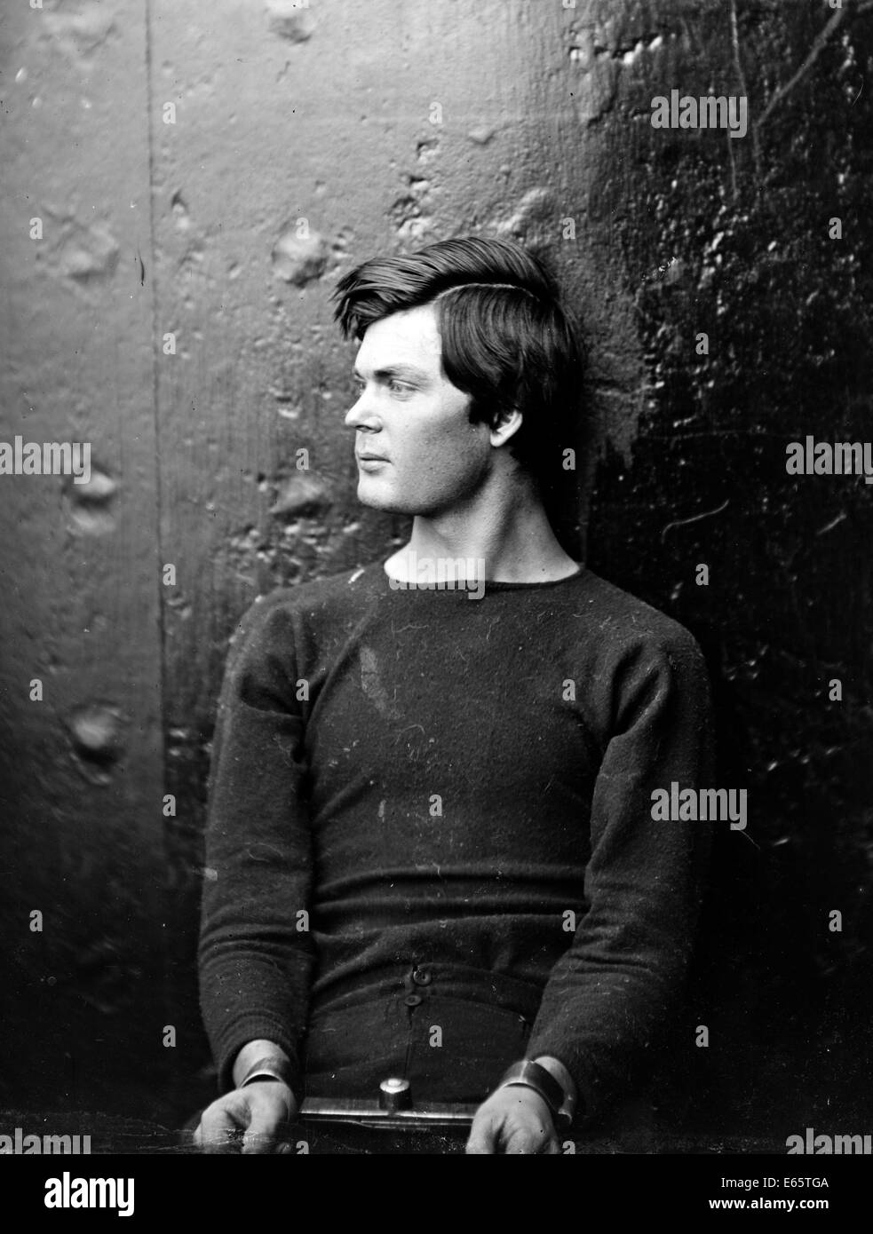 LEWIS POWELL (1844-1865) Confederate States Army officer involved in the Lincoln assassination - see Description below. Stock Photo