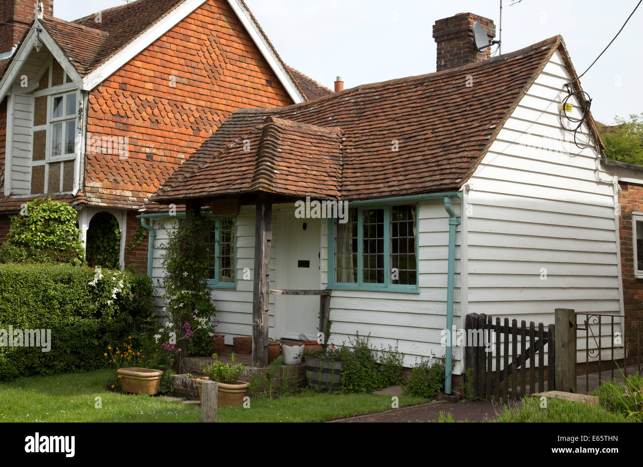 traditional cottage on Station Road, Northiam, East Sussex, England Stock Photo