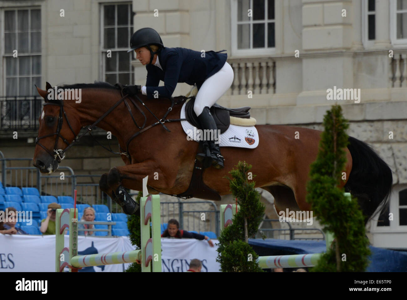 London, UK. 15th Aug, 2014. Elizabeth Madden at the Longines Global ...