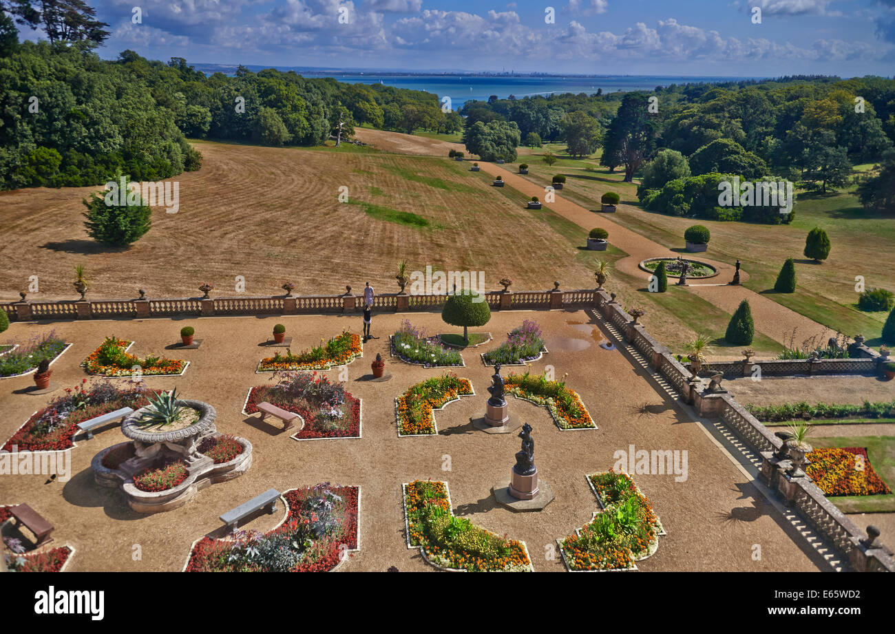 Osborne House is a former royal residence in East Cowes, Isle of Wight, UK Stock Photo Alamy