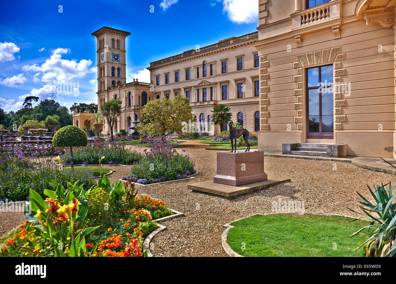 Osborne House is a former royal residence in East Cowes, Isle of Wight