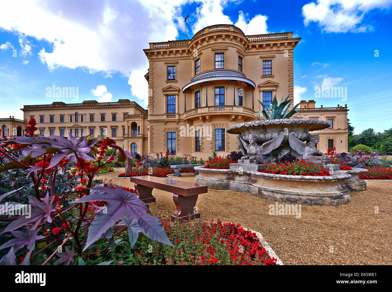 Osborne House is a former royal residence in East Cowes, Isle of Wight