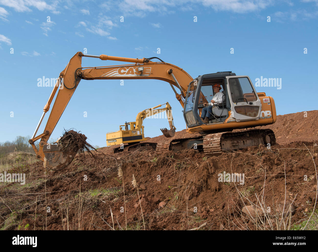 Case excavator hi-res stock photography and images - Alamy