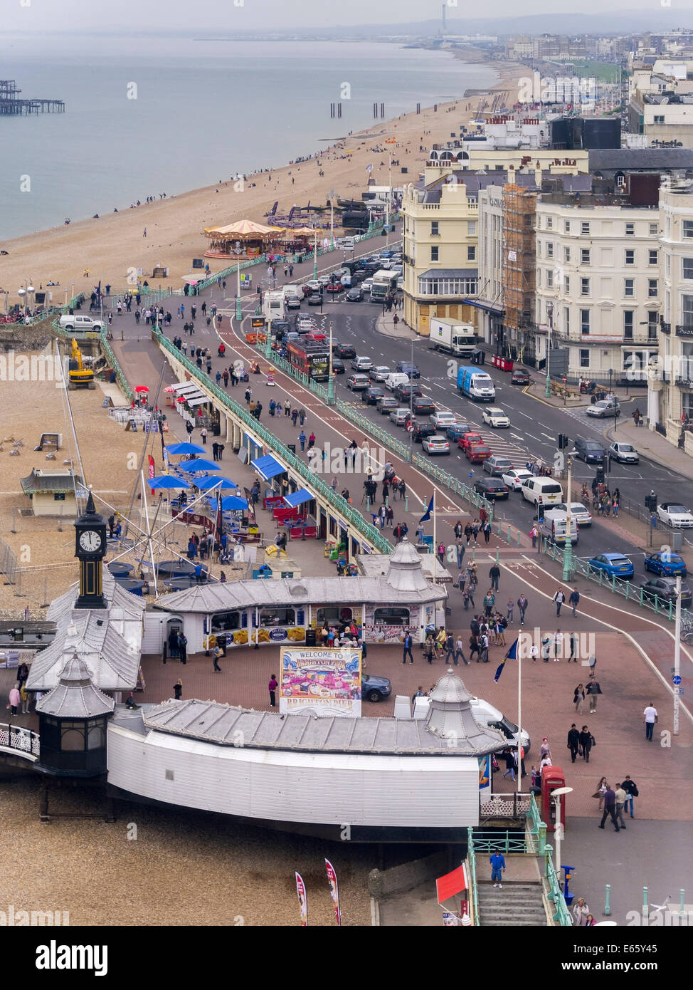 Views of Brighton taken from the Brighton Eye, East Sussex, England, UK Stock Photo