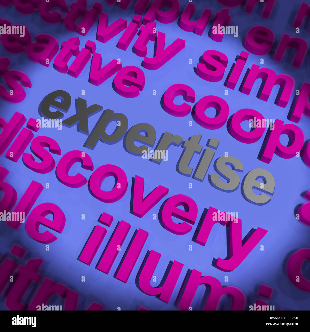 Expertise Word Meaning Proficiency Capabilities And Know-How Stock ...