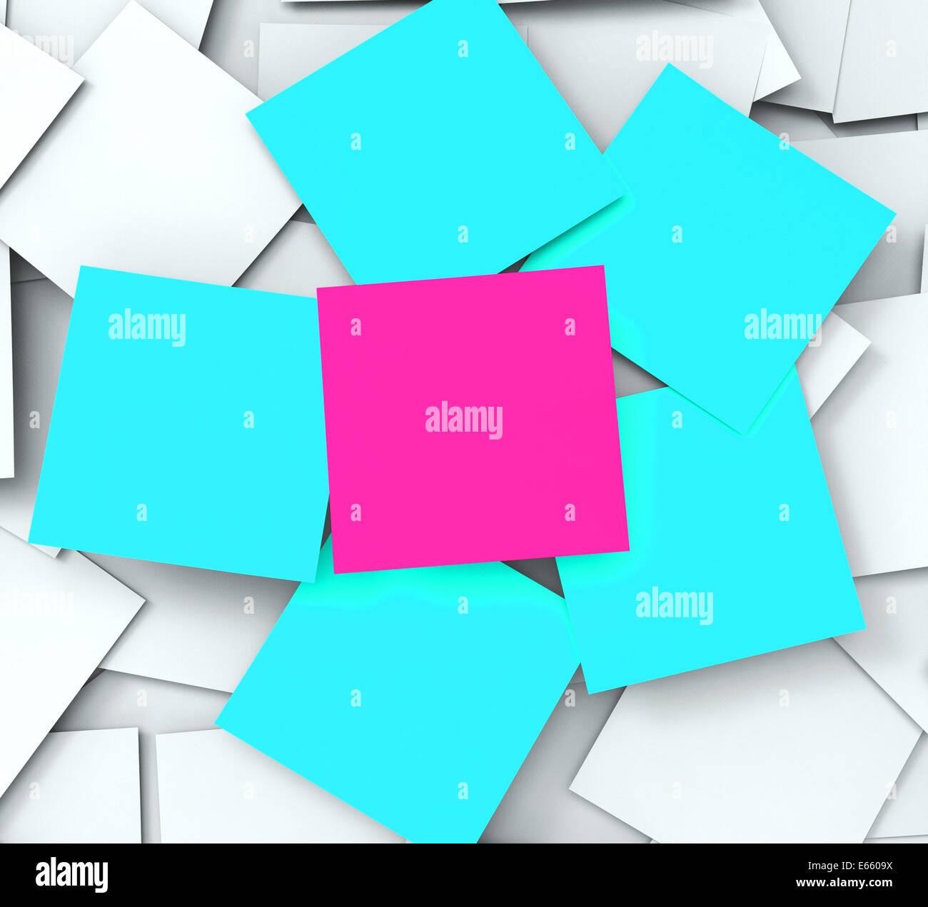 Blank Post it Messages Showing Copyspace To Do And Note Stock Photo Alamy